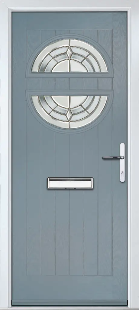 grey front door design